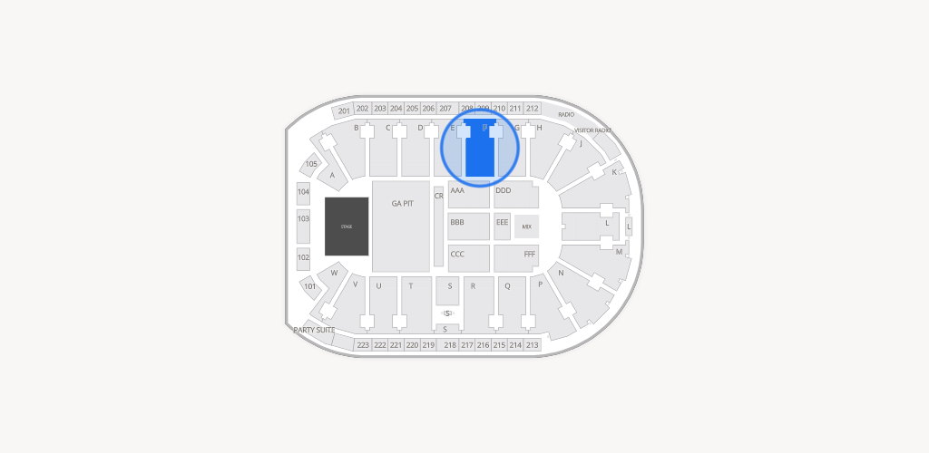 Blue Federal Credit Union Arena Seating Chart