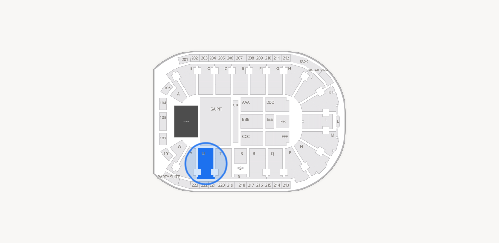 Blue Federal Credit Union Arena Seating Chart
