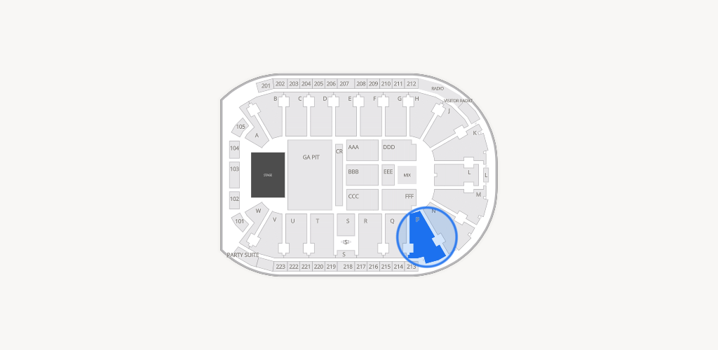 Blue Federal Credit Union Arena Seating Chart