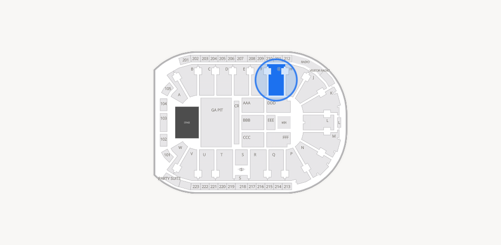 Blue Federal Credit Union Arena Seating Chart