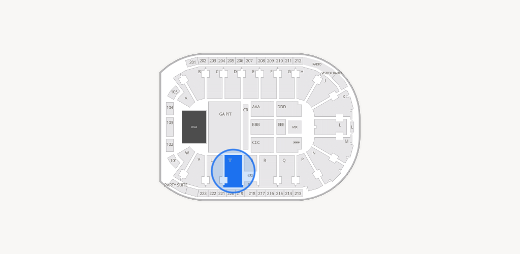 Blue Federal Credit Union Arena Seating Chart