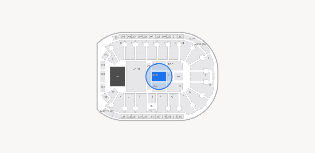 Blue Federal Credit Union Arena Seating Chart