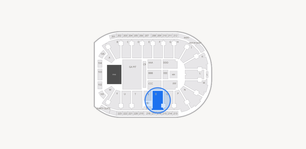 Blue Federal Credit Union Arena Seating Chart