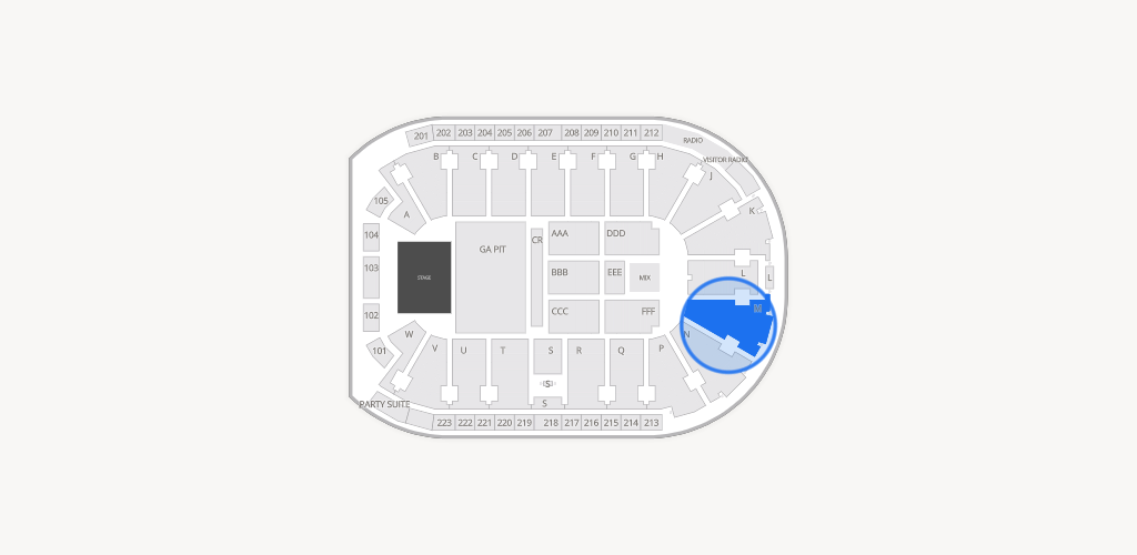 Blue Federal Credit Union Arena Seating Chart