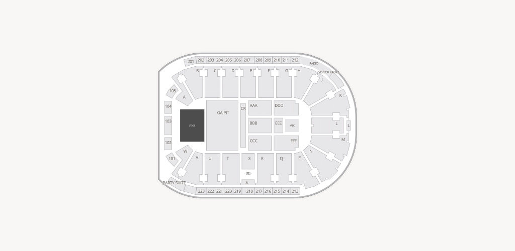 Blue Federal Credit Union Arena Seating Chart