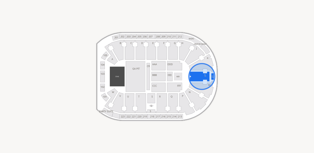 Blue Federal Credit Union Arena Seating Chart