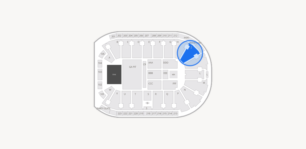Blue Federal Credit Union Arena Seating Chart