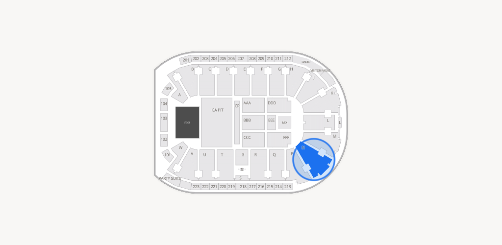 Blue Federal Credit Union Arena Seating Chart