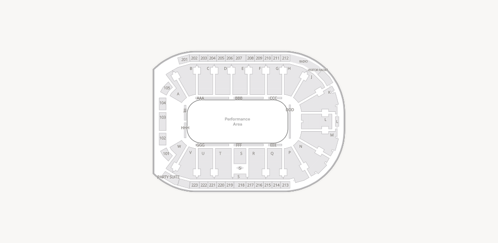 Blue Federal Credit Union Arena Seating Chart