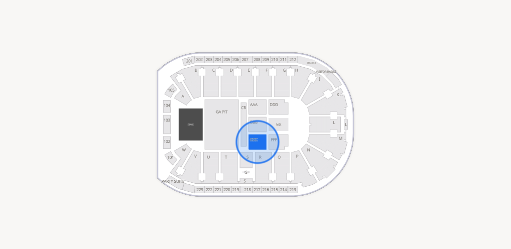 Blue Federal Credit Union Arena Seating Chart