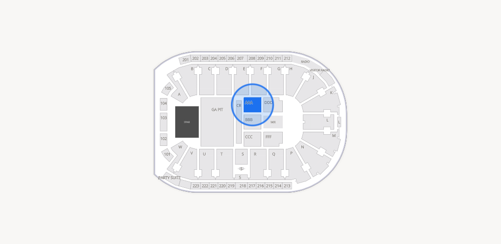 Blue Federal Credit Union Arena Seating Chart