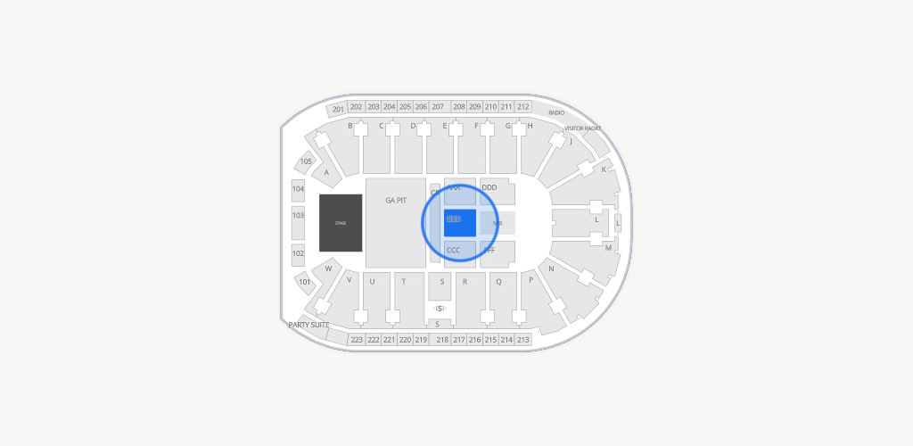 Blue Federal Credit Union Arena Seating Chart