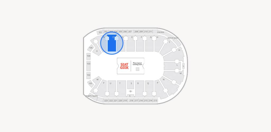Blue Federal Credit Union Arena Seating Chart