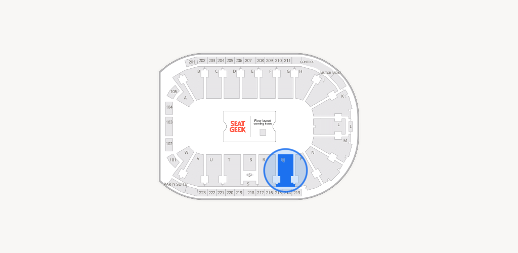 Blue Federal Credit Union Arena Seating Chart