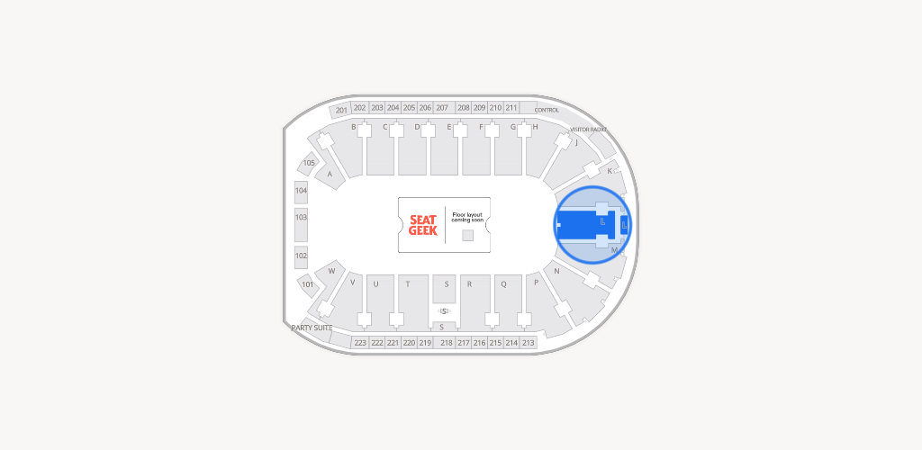 Blue Federal Credit Union Arena Seating Chart