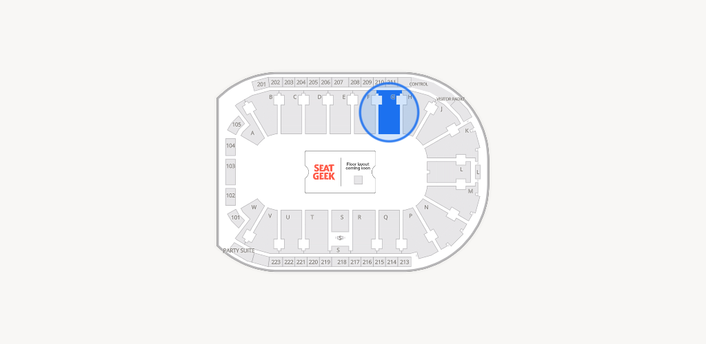 Blue Federal Credit Union Arena Seating Chart
