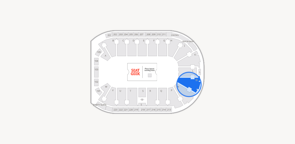 Blue Federal Credit Union Arena Seating Chart