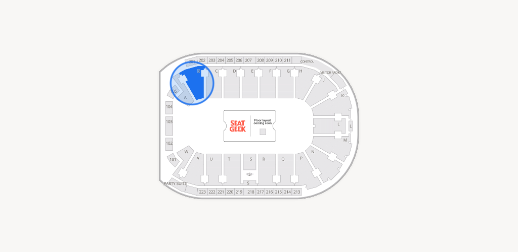 Blue Federal Credit Union Arena Seating Chart