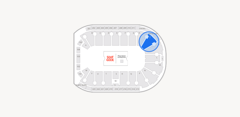 Blue Federal Credit Union Arena Seating Chart
