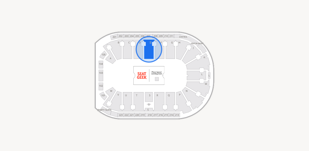 Blue Federal Credit Union Arena Seating Chart