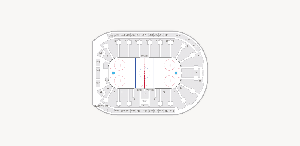 Blue Federal Credit Union Arena Seating Chart