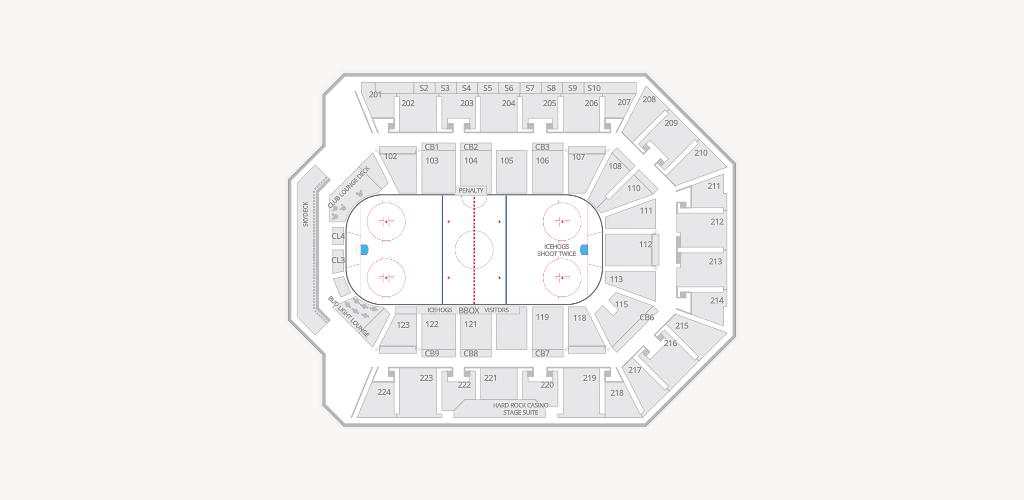 BMO Center Seating Chart