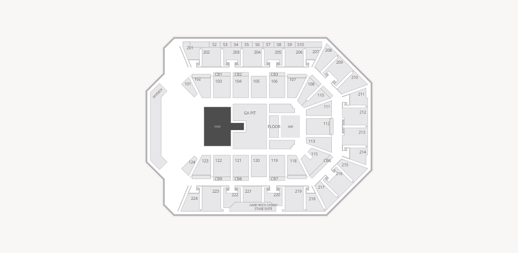 BMO Center Seating Chart
