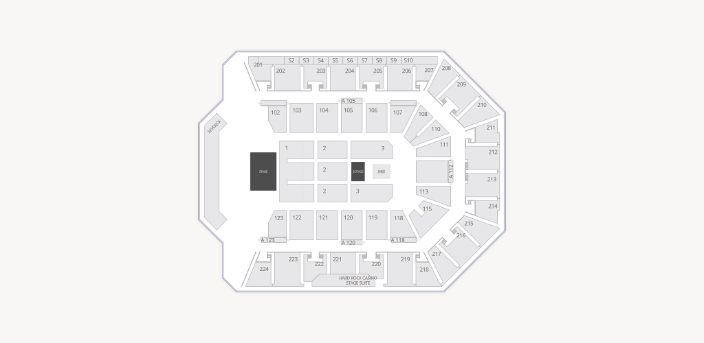 BMO Center Seating Chart