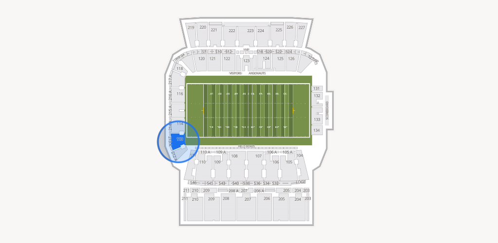BMO Field Seating Chart