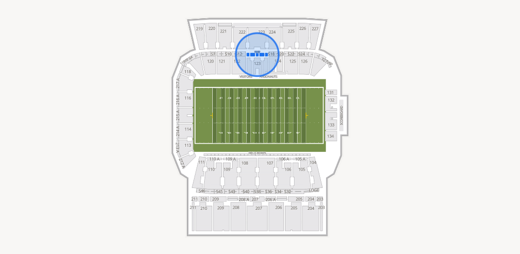 BMO Field Seating Chart