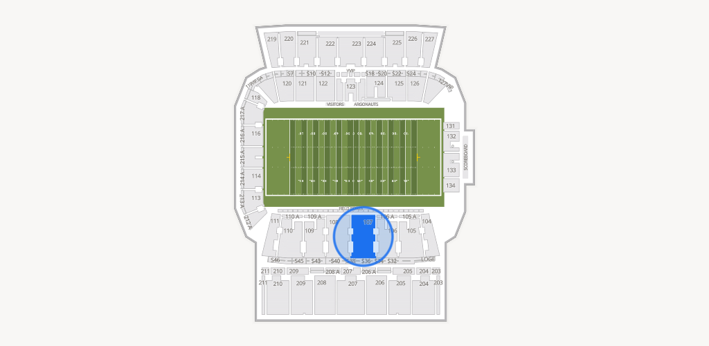 BMO Field Seating Chart