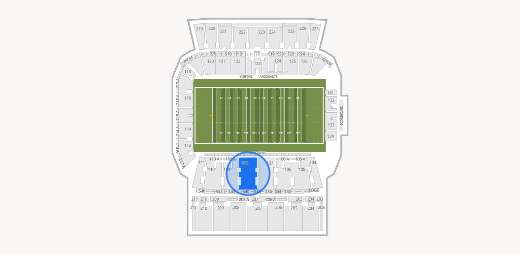 BMO Field Seating Chart