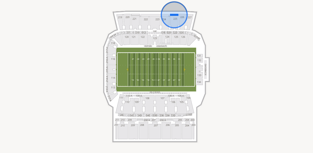 BMO Field Seating Chart