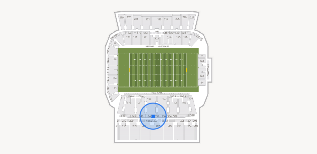BMO Field Seating Chart
