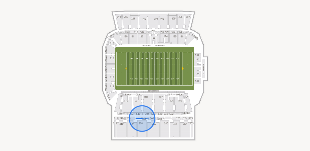 BMO Field Seating Chart