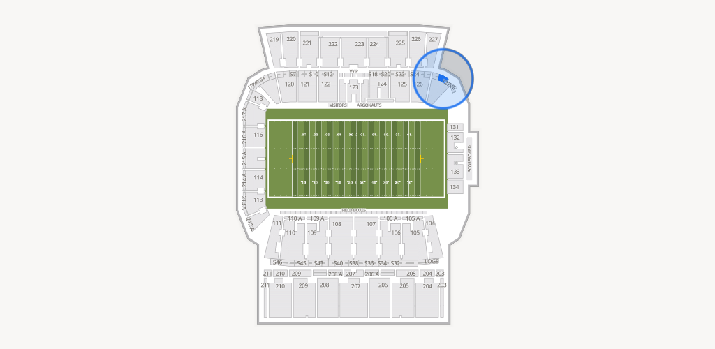 BMO Field Seating Chart