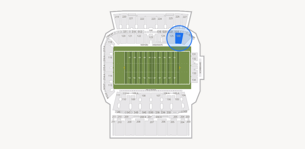 BMO Field Seating Chart