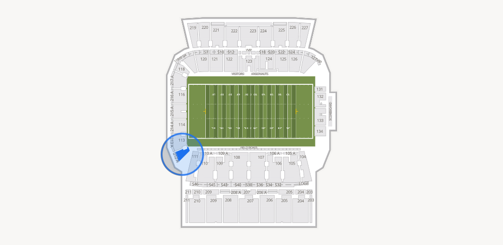 BMO Field Seating Chart