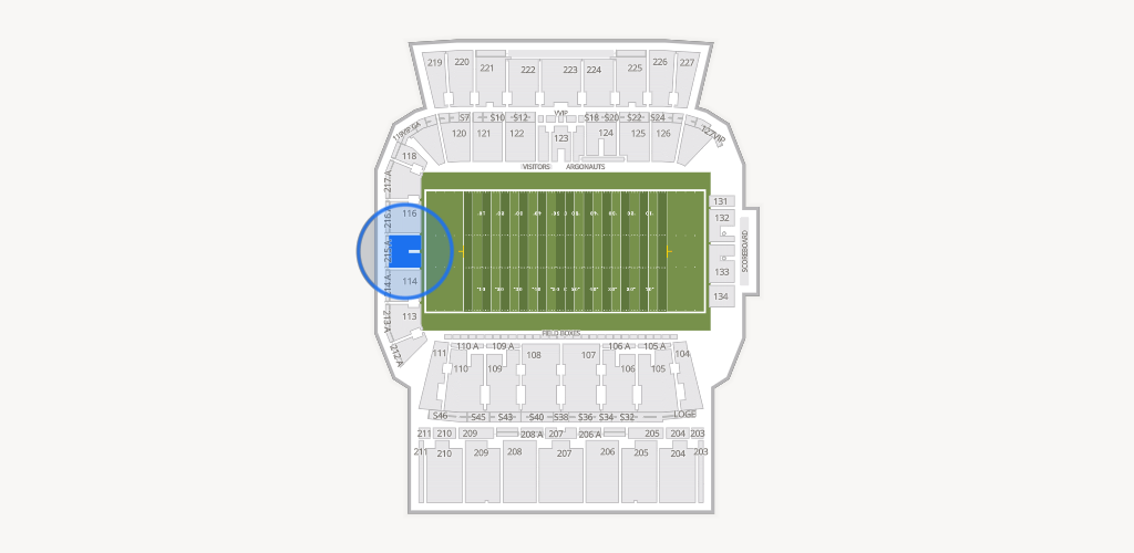 BMO Field Seating Chart