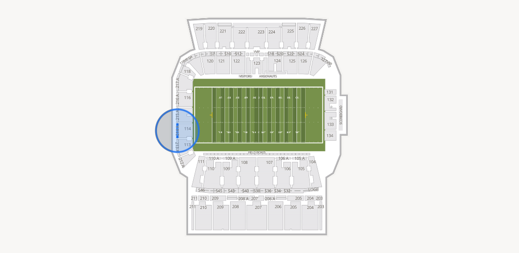 BMO Field Seating Chart