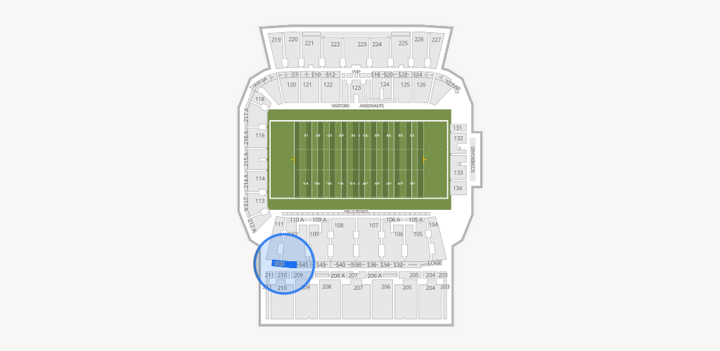 BMO Field Seating Chart