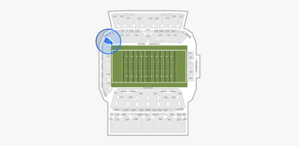 BMO Field Seating Chart