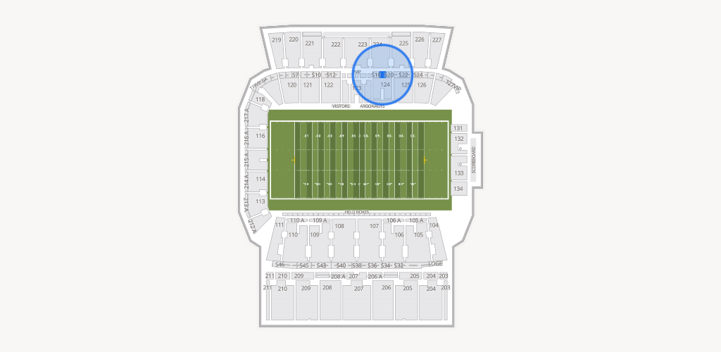 BMO Field Seating Chart