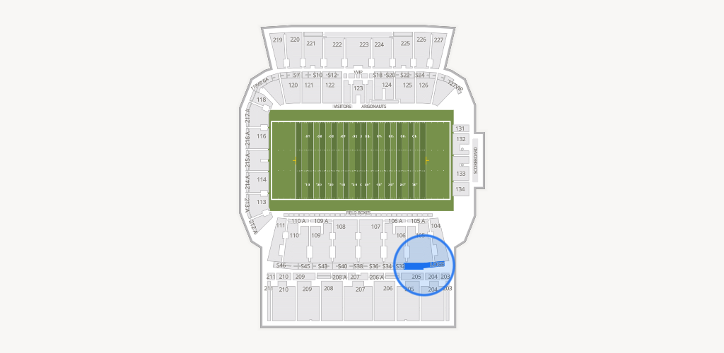 BMO Field Seating Chart