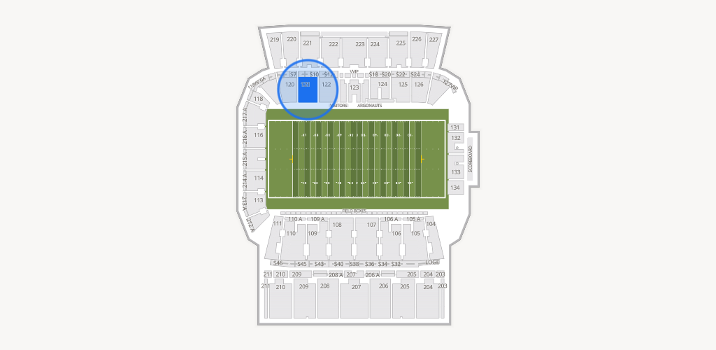 BMO Field Seating Chart
