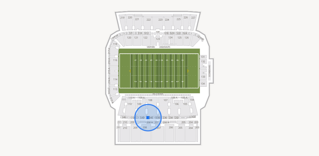 BMO Field Seating Chart