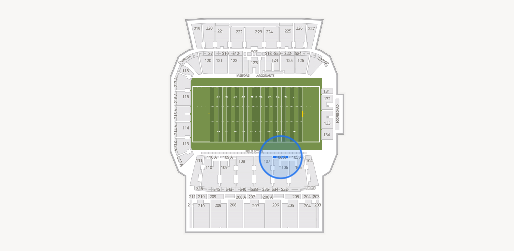 BMO Field Seating Chart