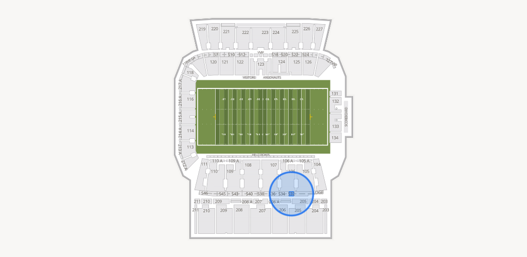 BMO Field Seating Chart