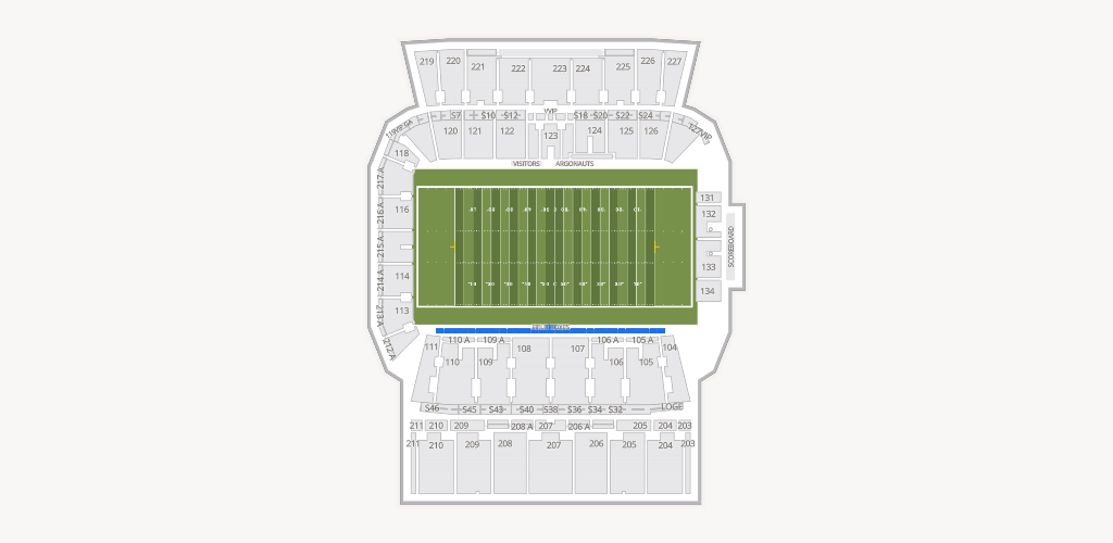 BMO Field Seating Chart