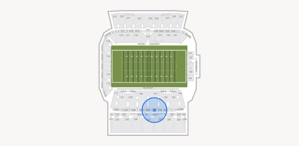 BMO Field Seating Chart